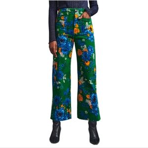 Anthropologie Maeve The Colette Cropped Wide Leg Pants